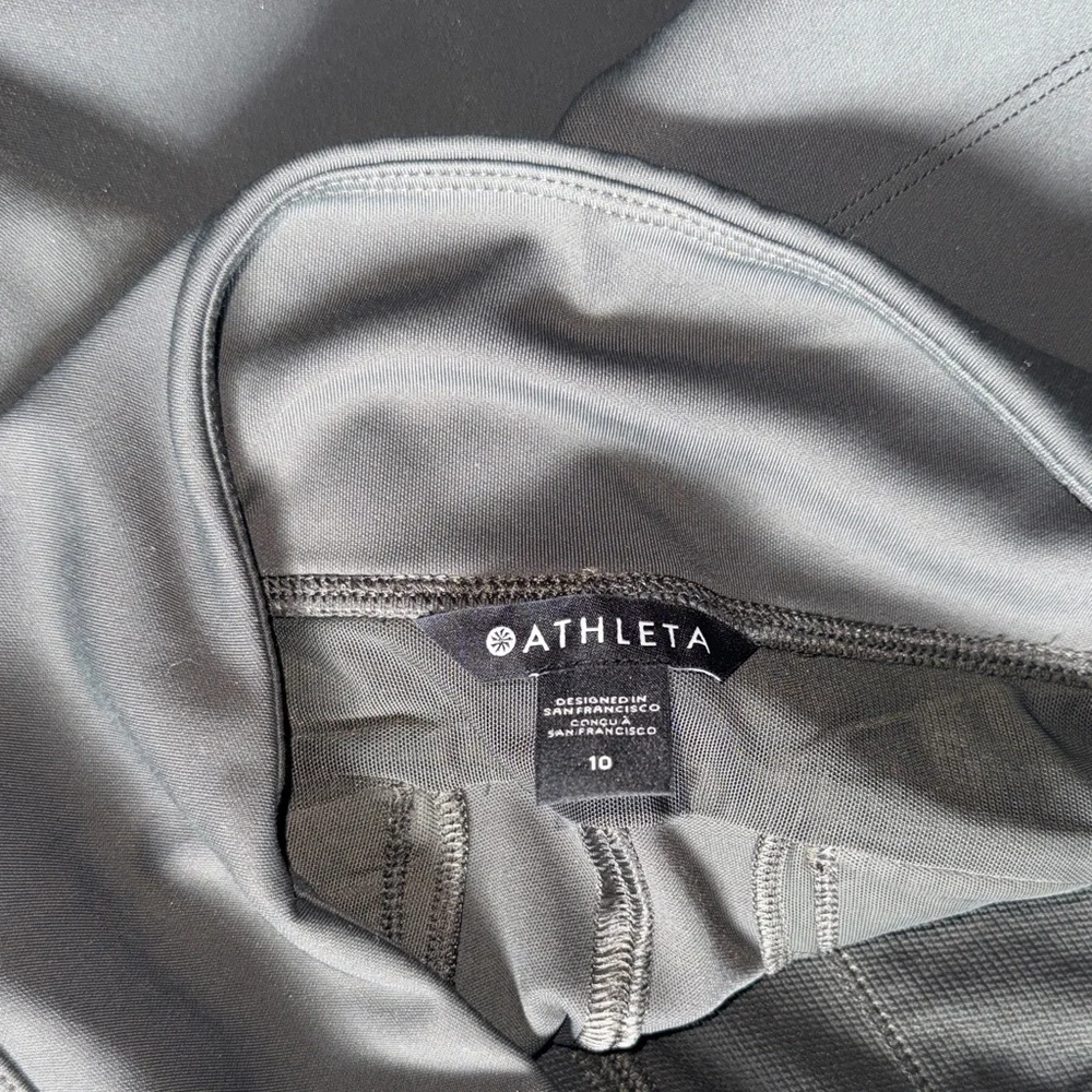 Athleta Olive Green Headland Cargo Leggings Women’s 10 Like New - Picture 8 of 9